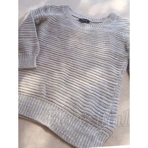 Alyx Kids Ribbed Knit Sweater Oatmeal Beige Cotton Blend Pullover Size L